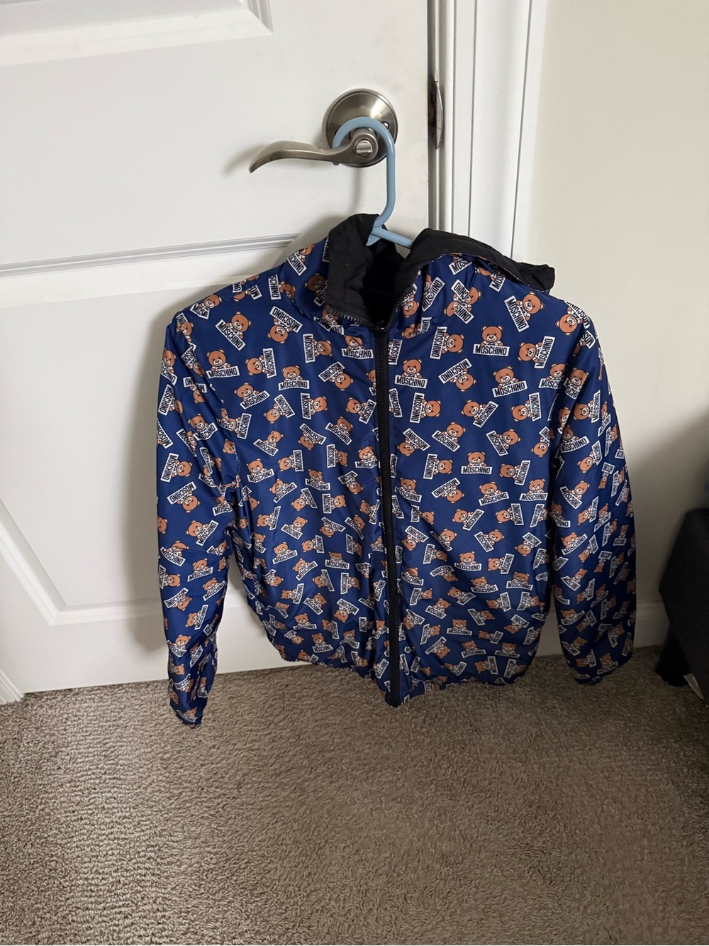 Moschino reversible teddy bears jacket 14Y